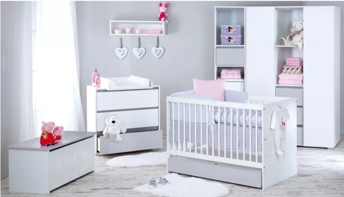 Mobilier Camera copii Si Bebelusi KLUPS DALIA Gri [1]