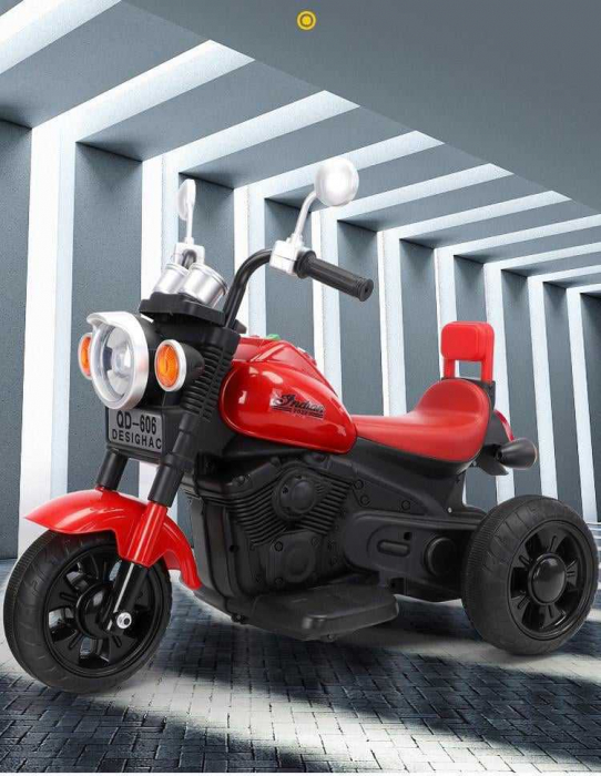 Motocicleta electrica, 3-6 ani, lumini si sunete, cablu USB, 6v si 4,5 A, cu acumulator [2]