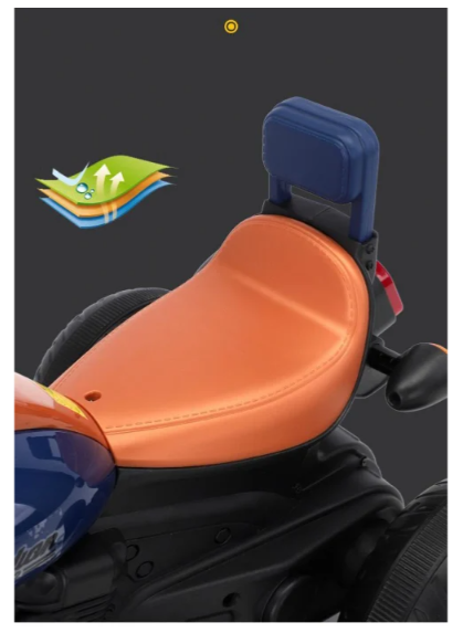 Motocicleta electrica, 3-6 ani, lumini si sunete, cablu USB, 6v si 4,5 A, cu acumulator [3]