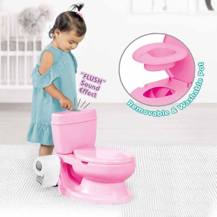 Olita Tip WC, Cu Sunet, Roz, 28x39x38cm - Dolu [2]