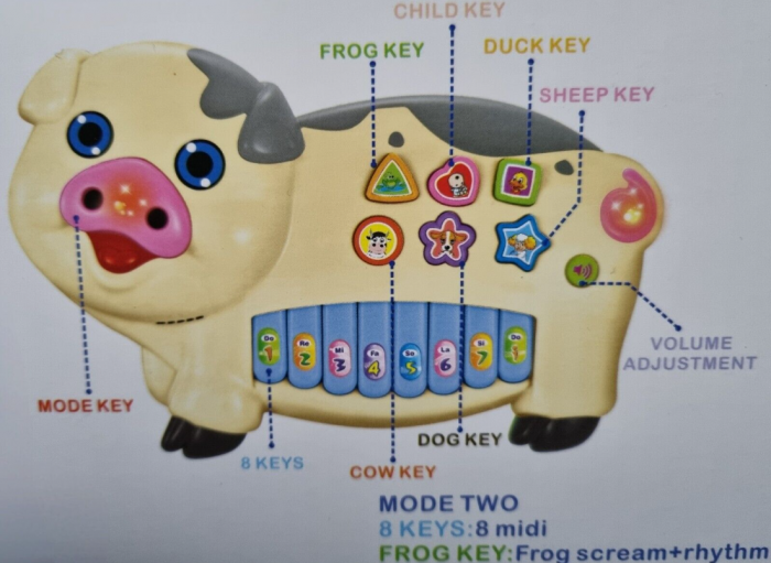 Orga muzicala, Purcelusul Guit-Guit, cu codita luminoasa [5]