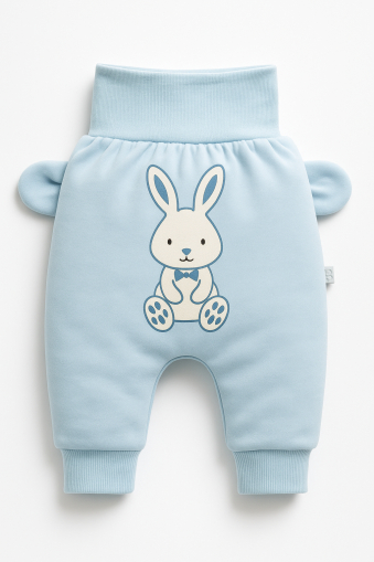 Pantaloni, pentru baietei, calitate premium, Model iepuras [2]