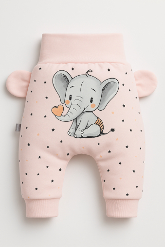 Pantaloni, pentru fetite, calitate premium, Model Elefantel [1]