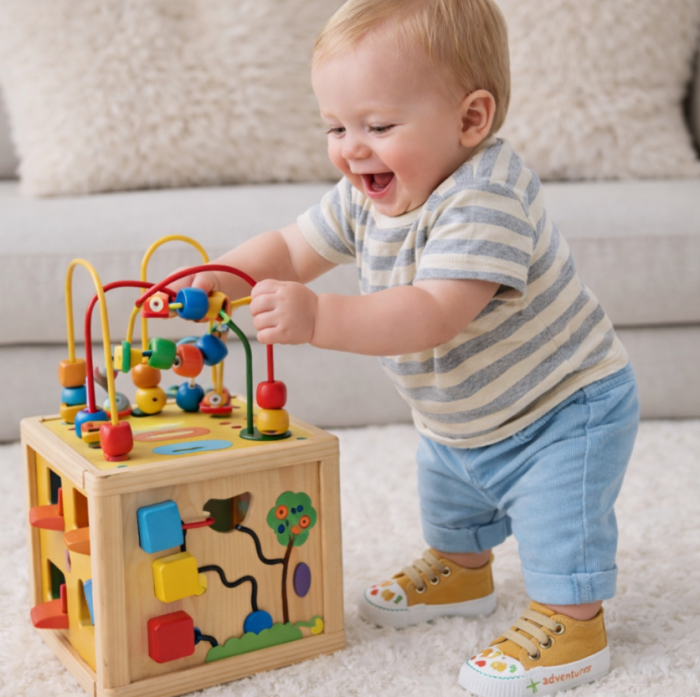 Pantofiori copii, din panza, tip basket, mustar [2]