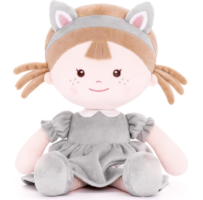 Papusa din plus, cu rochita model pisicuta [3]