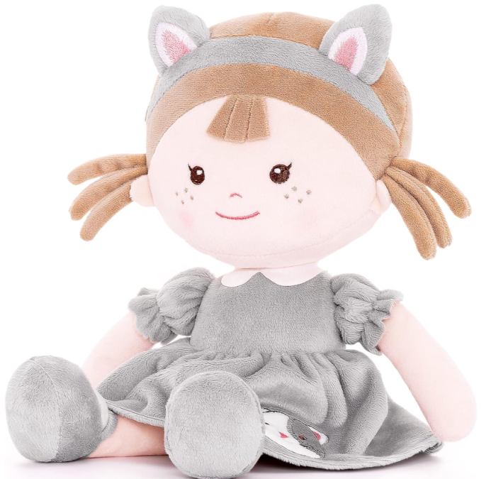 Papusa din plus, cu rochita model pisicuta [2]