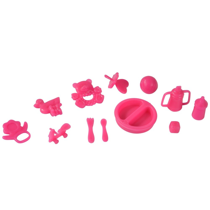 Papusa Simba Steffi Love Baby Walk 29 cm mov cu carucior si accesorii [2]