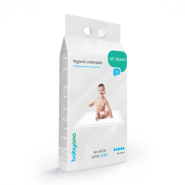 Paturica de unica folosinta 60 X 90 cm Babyono 10 bucati [1]