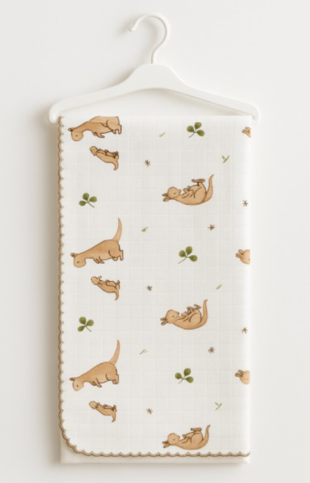 Păturica muselină pentru bebeluși, model canguri [2]