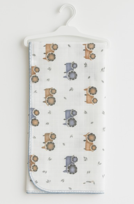 Păturica muselină pentru bebeluși, model masinute [2]