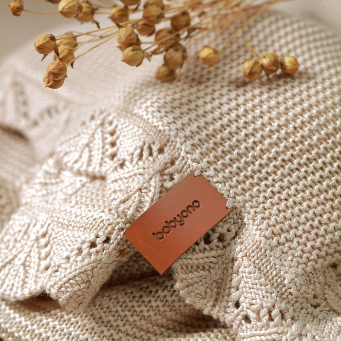 Paturica tricotata, fibre bambus, organic, bej [5]