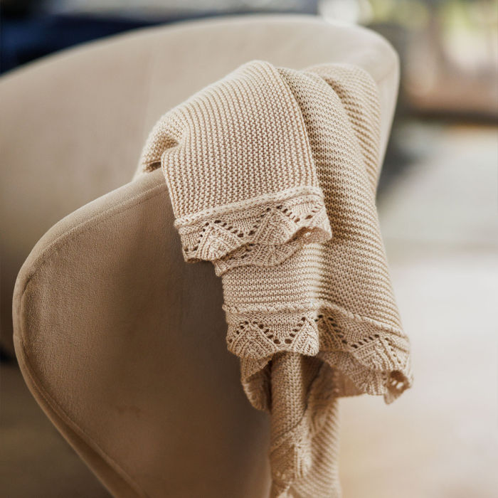 Paturica tricotata, fibre bambus, organic, bej [4]