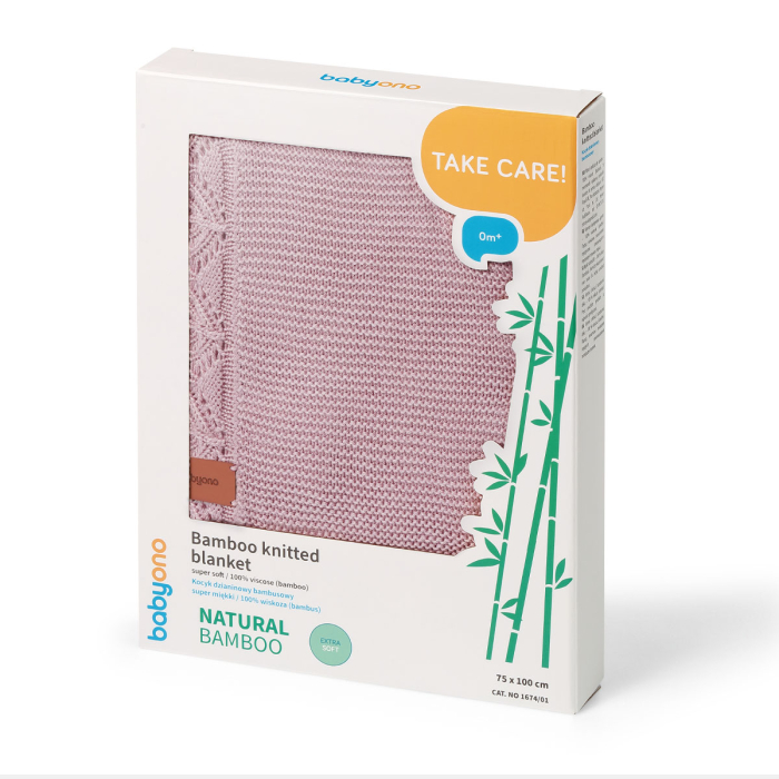 Paturica tricotata, fibre bambus, organic, roz [2]