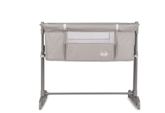 Patut co-sleeper 3 in 1 pentru nou-nascuti si bebelusi Juju NearMe, 96x50 cm, 0+ luni, functie de leagan, setare unghiulara, inaltime reglabila, picioare regalbile, laterala culisanta, salteluta, husa [4]