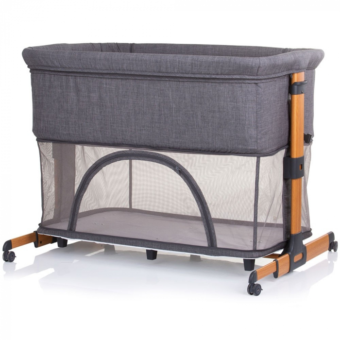 Patut Co-Sleeper si Tarc Chipolino Mommy 'n Me graphite wood, pozitie anti-reflux [6]