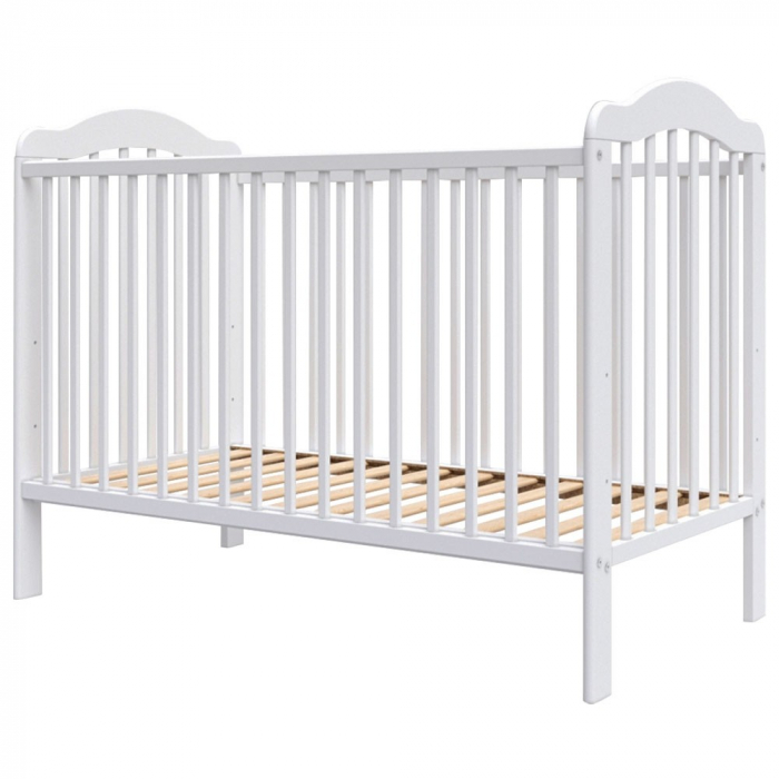 Patut copii din lemn Hubners Lizett 120x60 cm alb [1]