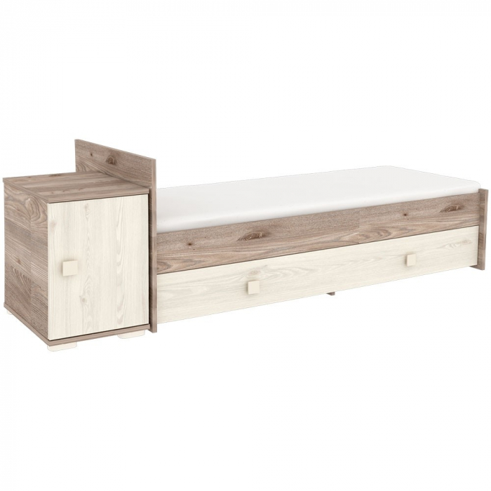 Patut copii transformabil din lemn cu 5 sertare Hubners Sofia Multi Kombi 120x70 cm crem nisip [5]