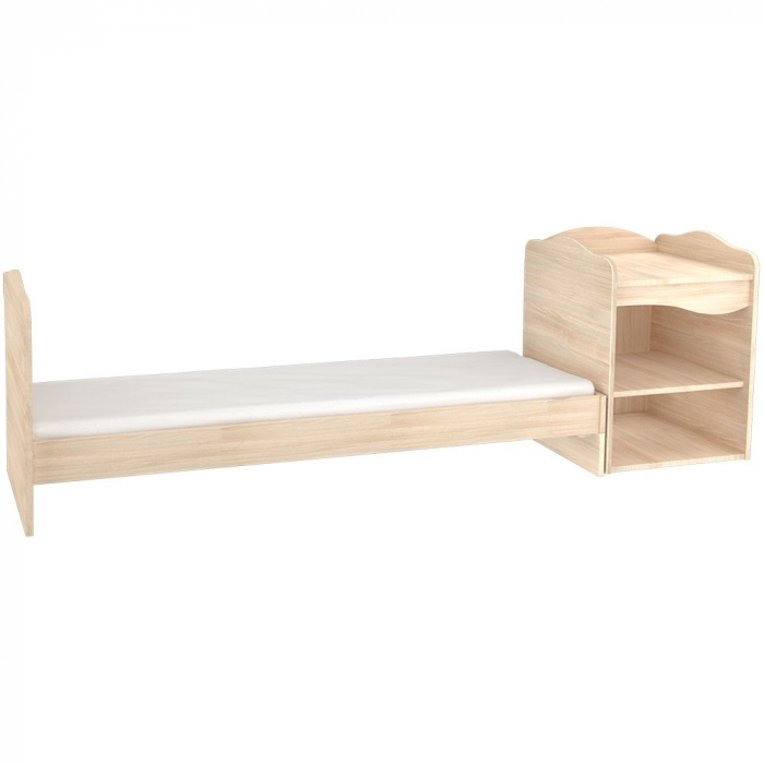 Patut copii transformabil din lemn Hubners Eva Kombi 120x60 cm natur [4]