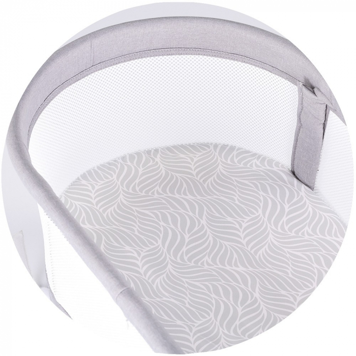 Patut cu leganare si cantar integrat Chipolino Sogno 2 in 1 grey [7]