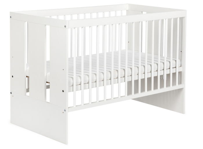 Patut cu sertar KLUPs Paula Alb + Saltea 12 MyKids Confort II [2]