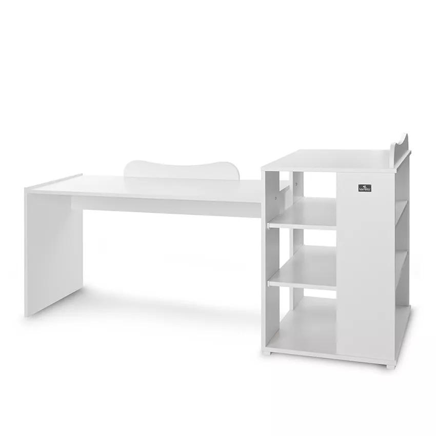 Patut modular multifunctional, 5 confirgurari diferite, 190 x 72 cm, Multi, White [13]