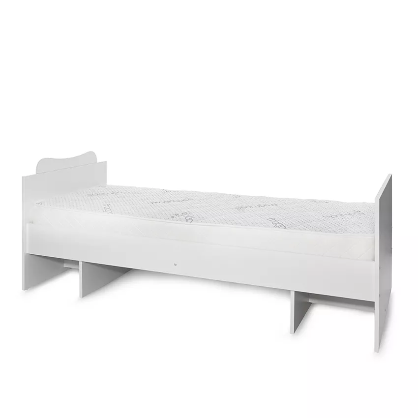 Patut modular multifunctional, 5 confirgurari diferite, 190 x 72 cm, Multi, White [17]