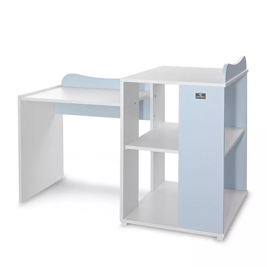 Patut modular multifunctional, 5 confirgurari diferite, 190 x 72 cm, Multi, White Baby Blue [10]