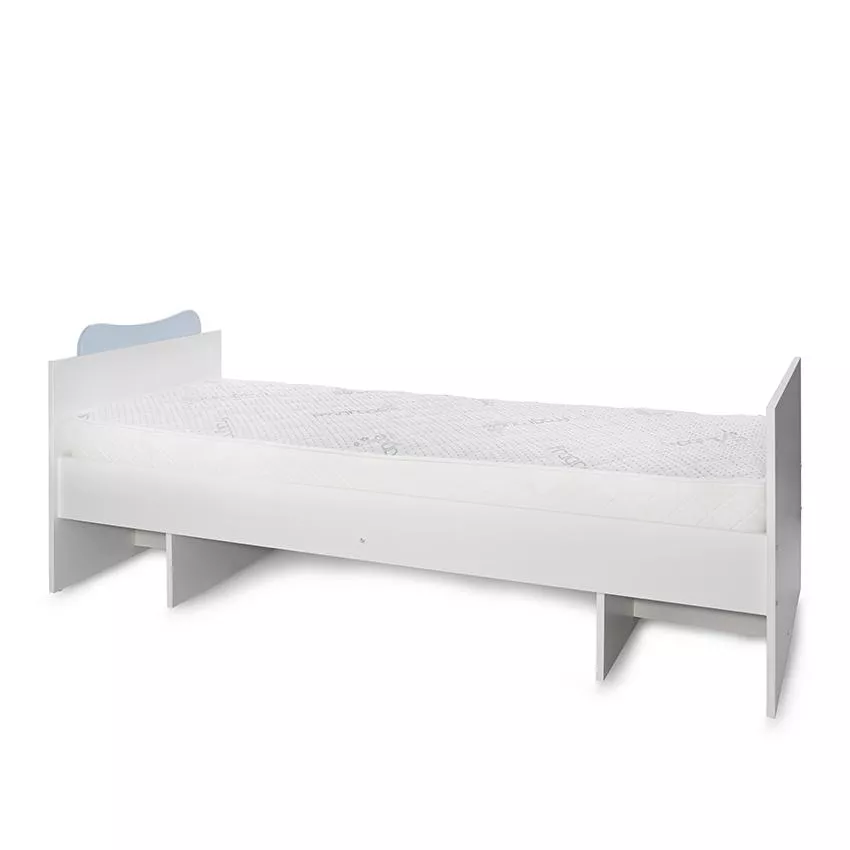 Patut modular multifunctional, 5 confirgurari diferite, 190 x 72 cm, Multi, White Baby Blue [14]