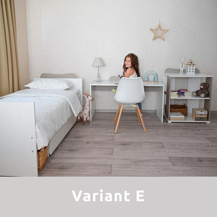 Patut modular multifunctional, 5 confirgurari diferite, 190 x 72 cm, Multi, White Milky Green [22]