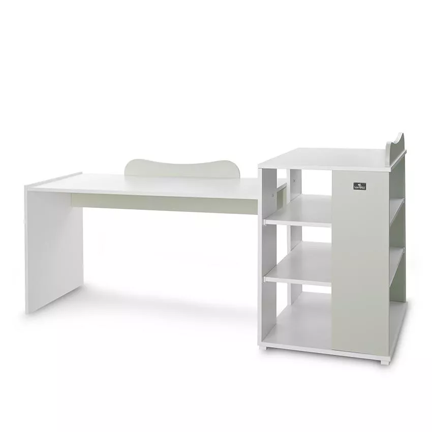Patut modular multifunctional, 5 confirgurari diferite, 190 x 72 cm, Multi, White Milky Green [13]