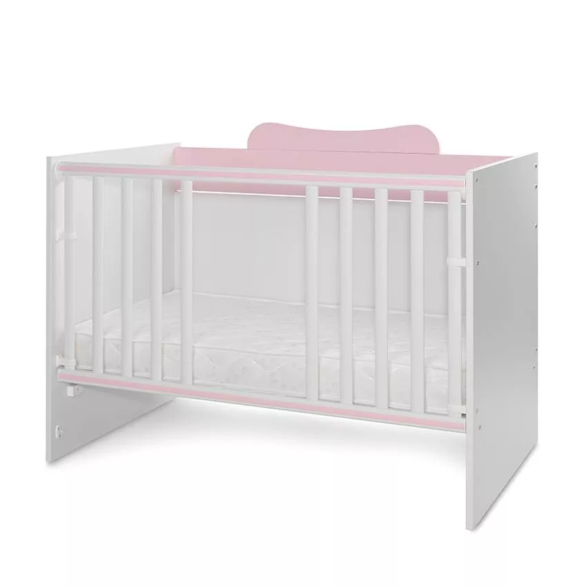 Patut modular multifunctional, 5 confirgurari diferite, 190 x 72 cm, Multi, White Orchid Pink [8]