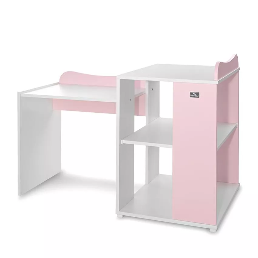 Patut modular multifunctional, 5 confirgurari diferite, 190 x 72 cm, Multi, White Orchid Pink [12]