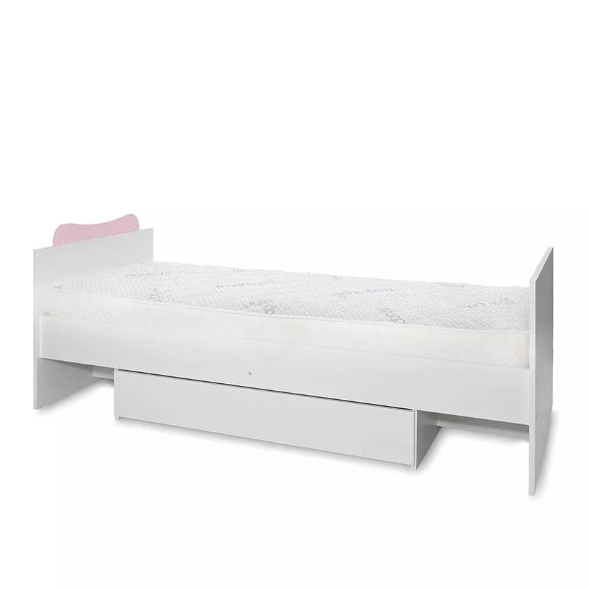 Patut modular multifunctional, 5 confirgurari diferite, 190 x 72 cm, Multi, White Orchid Pink [16]
