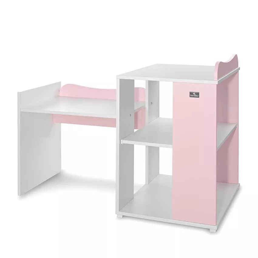 Patut modular multifunctional, 5 confirgurari diferite, 190 x 72 cm, Multi, White Orchid Pink [11]