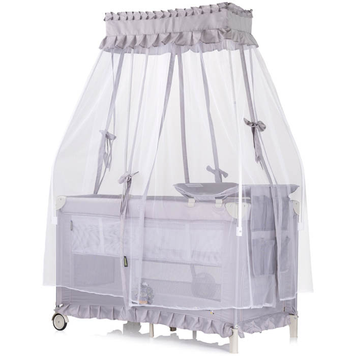 Patut pliabil Chipolino Palace Hippo grey [4]