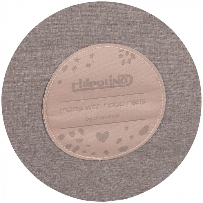 Patut pliabil Chipolino Relax macadamia linen cu laterala culisanta [5]