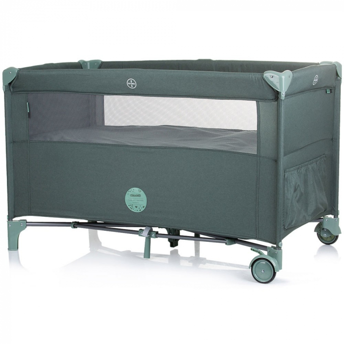 Patut pliabil Chipolino Relax pine linen cu laterala culisanta [3]