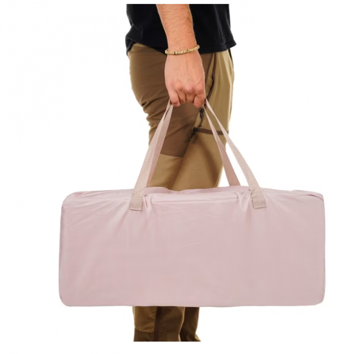 Patut pliabil, cu doua niveluri, laterala culisanta, Atestat SGS Elvetia, bej [11]