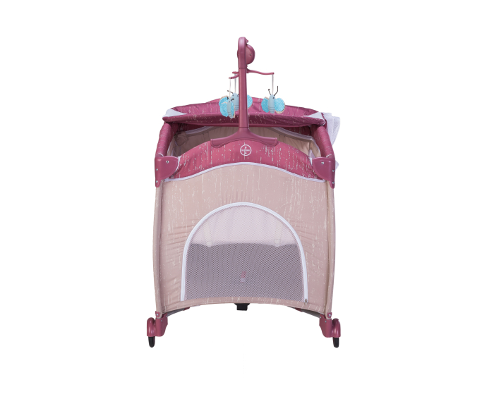 PATUT PLIABIL SWEET WINTER RED ,2 trepte,iesire prin tunel [3]