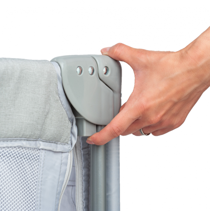 Patut pliant 2 nivele Juju DreamyCloud, Grey [5]