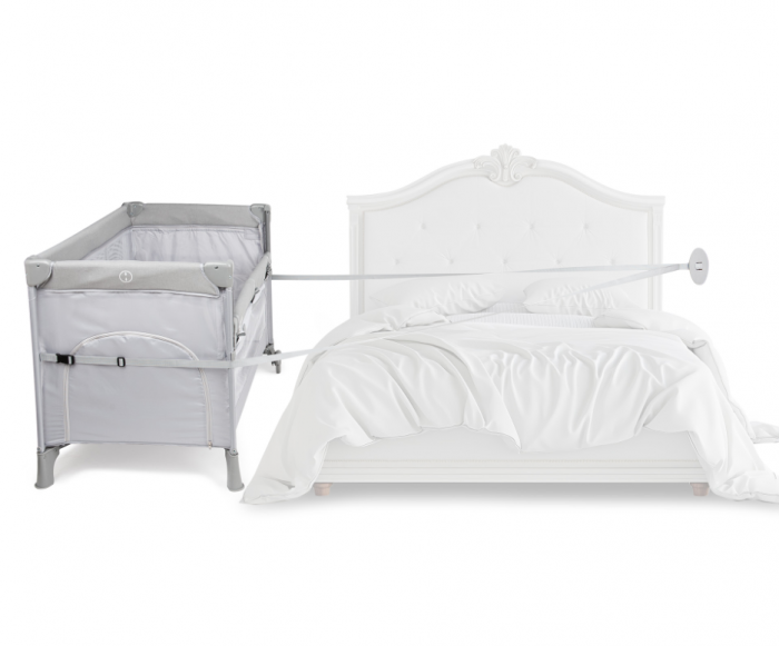 Patut pliant 2 nivele Juju DreamyCloud, Grey [7]