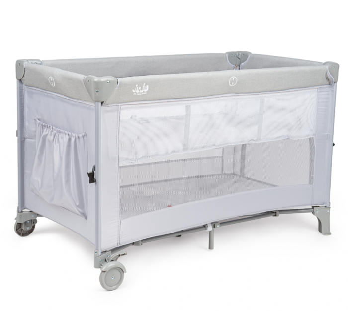 Patut pliant 2 nivele Juju DreamyCloud, Grey [2]