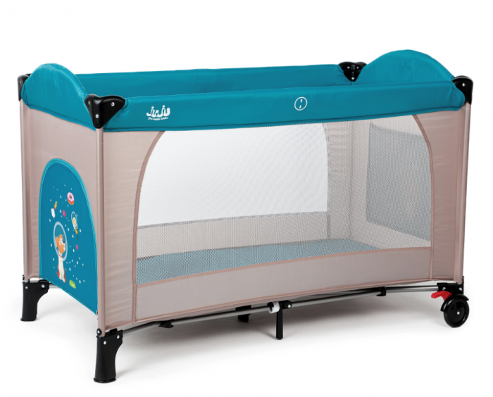 Patut pliant 2 niveluri Juju Sleepy Baby, Space Doggy [3]