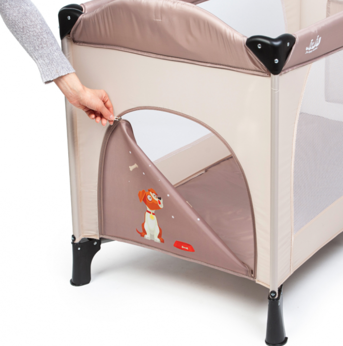 Patut pliant 2 niveluri Juju Sleepy Baby, Sweet Dreams [7]