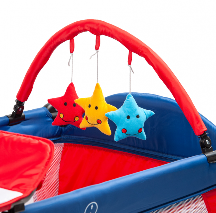 Patut pliant 2 niveluri Juju Sleepy Baby, Unicorn [10]