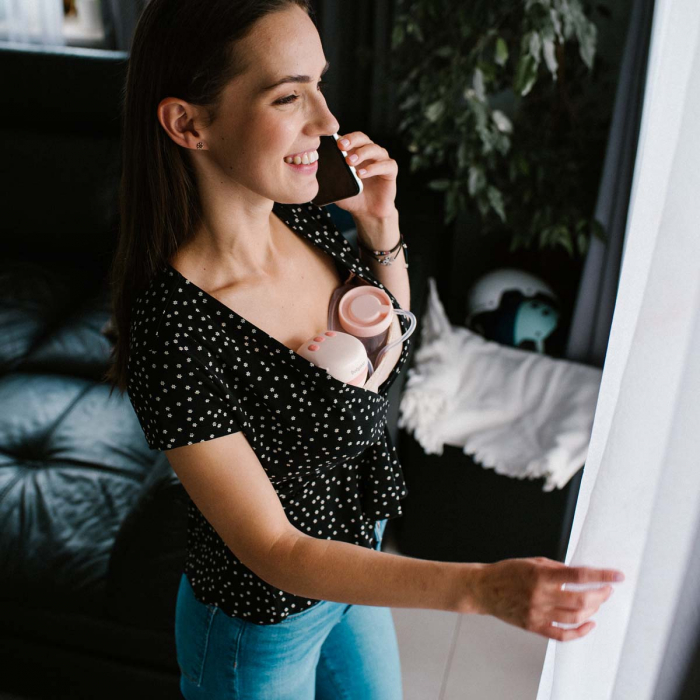 Pompa electrica de san dubla maini libere Babyono [7]