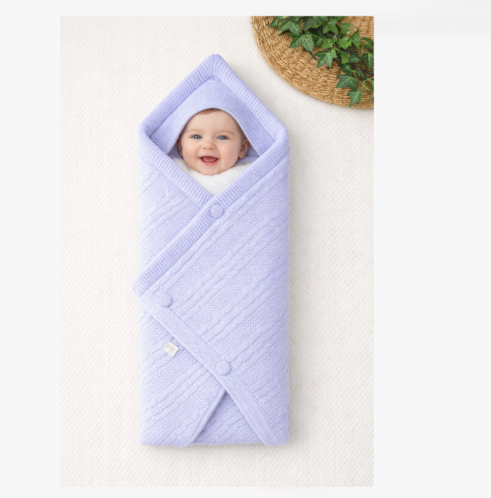 Portebebe, tricotat, colectie Lux, Albastru [2]