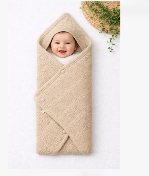 Portebebe, tricotat, colectie Lux, Bej [2]