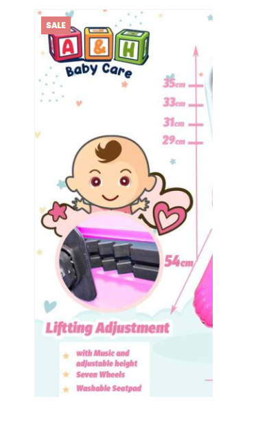 Premergator, reglabil, cu bara de jucarii si tablou muzical, Verde [3]