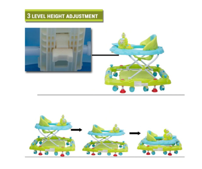 Premergator Bubu-Still, 3 in 1, Functie de balansoar, verde [2]